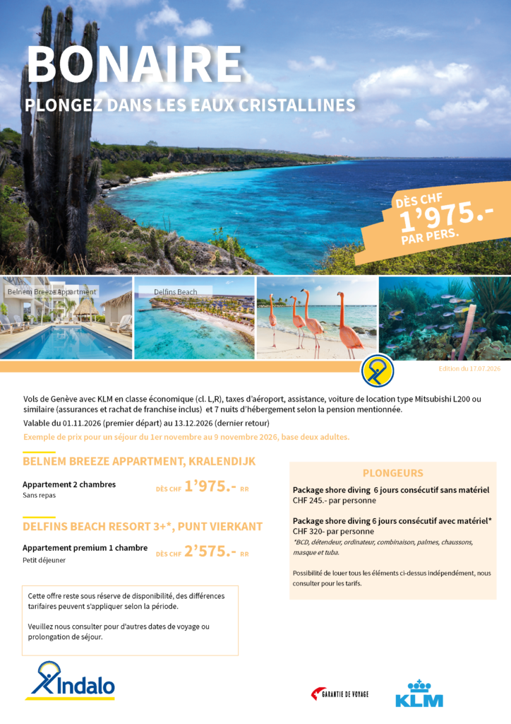 Offre_Indalo_Bonaire